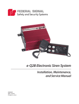 Federal Signal Corporation e-Q2B Installation Maintenance And Service Manual