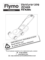 Flymo RE420 User manual