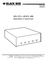 Black Box IC026A-R2 User manual