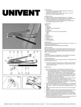 ACF Greenhouses UNIVENT Operating instructions