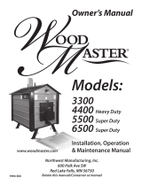 Wood master 3300 Owner's manual