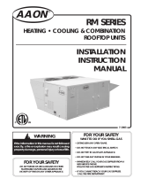 AAON RM-002 Installation, Operation & Maintenance Manual