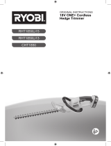 Ryobi CHT1850 Original Instructions Manual