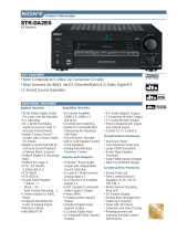 Sony STR-DA2ES - Fm Stereo/fm-am Receiver Product information