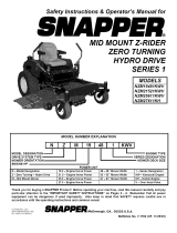 Snapper NZM27611KH Owner's manual