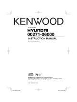 Kenwood Hyundai 00271-06000 User manual