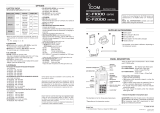 ICOM IC-F1000 series Owner's manual