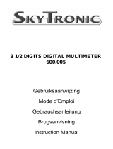 SKYTRONIC 600.005 Owner's manual