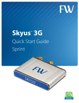 Feeney Wireless Skyus 3G Sprint Quick start guide
