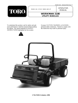 Toro Workman 3100 User manual