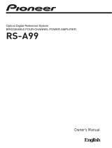Pioneer RS-A99 User manual