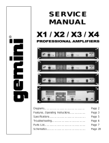 Gemini X3 User manual