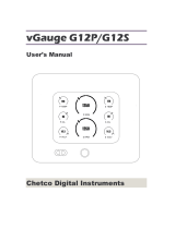 Chetco Digital Instruments vGauge G12A User manual