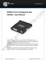 Car Solutions CS 9320 User manual