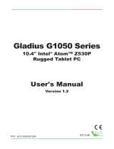 Arbor Technology Gladius G1050 Series User manual