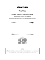 Ducasa VITRO 1600 Black Operating instructions