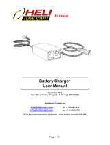 Vanair Battery Charger User manual