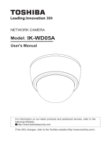 Toshiba IK-WD05A User manual