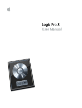 Apple Logic Pro 8 Owner's manual