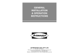 Jetmaster Universal 600 Installation & Operation Instructions