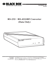 Black Box RS-422 User manual