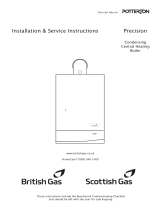 British Gas Potterton Precision Installation & Service Instructions Manual