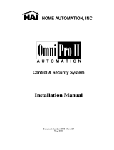 HAI Omni Pro II Installation guide