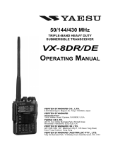 Vertex Standard VX-8DE Owner's manual