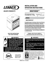 Lennox Hearth Brentwood SP User manual