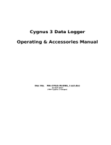 Cygnus 3 Operating instructions