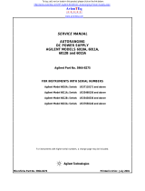 Agilent Technologies 6010A User manual