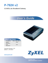 ZyXEL CommunicationsP-792H