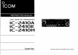 ICOM IC-2410A E H Owner's manual