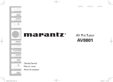 Marantz AV8801 Getting Started Manual