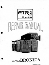 Bronica ETR-Si User manual