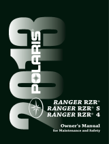 Polaris 2013 RANGER RZR Owner's manual