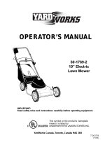Yard Works 60-1769-2 User manual
