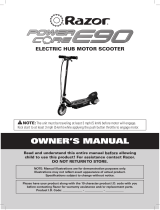 Razor PowerCore E90 Owner's manual