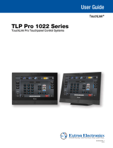 Extron electronics TLP Pro 1022T User manual