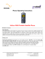 Iridium 9505 Operating instructions
