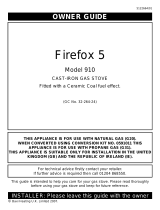 Valor Firefox 5 910 Owner's manual