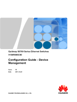 Quidway V100R006C00 Configuration manual