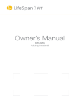 LifeSpan TR1200i Owner's manual