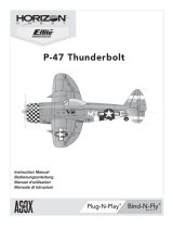 Horizon Hobby P-47 Thunderbolt User manual