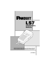 Panduit LS7 User manual
