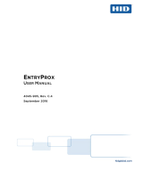 HID ENTRYPROX User manual