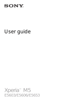 Sony Xperia M5 -E5653 Owner's manual