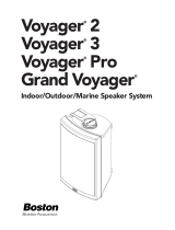 Boston Acoustics Voyager 2 User manual
