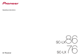 Pioneer SC-LX86 Owner's manual
