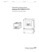 Endres+Hauser Liquisys M COM223/253 Operating instructions